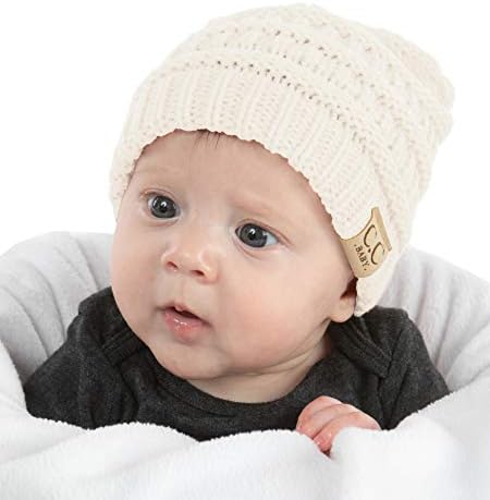 Funky Junque Exclusives Bebek Bere Bebek Kafatası Kap Örgü Sıcak Yumuşak Kış Şapka