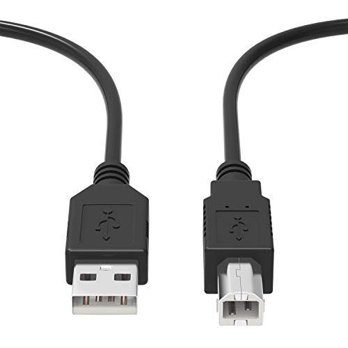SupplySource 6ft USB 2.0 Kablosu Dizüstü PC Veri Sync Kablosu Tel Kurşun HP yedek malzemesi Officejet Pro Artı Tüm-in-One Yazıcı