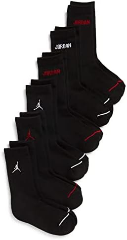 Jordan 6 Paket Çocuk Mürettebat Çorap Boyutu 9-11 (Ayakkabı Boyutu 5Y-7Y)