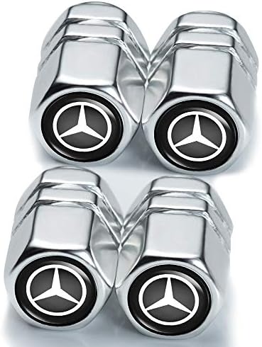 4 Adet Metal Araba Tekerlek Kök Cap Mercedes Benz A Sınıfı C Sınıfı E Sınıfı S M CLS CLK GLK GL AMG GLS GLE Logo Styling Dekorasyon