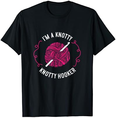 Komik Tığ İşi Gömlek. Crocheter için tığ işi Tshirt Hediye