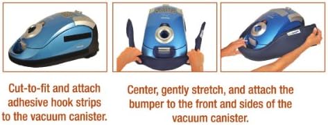 VacuBumper-Teneke Kutu Vakumları için Tampon Koruması-Boyut: Küçük-Teneke Kutu Uzunluğuna Uyar: 35 - 40 (Ölçüm Talimatları