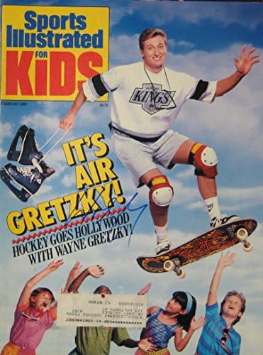 Gretzky, Wayne 2/89 imzalı dergi