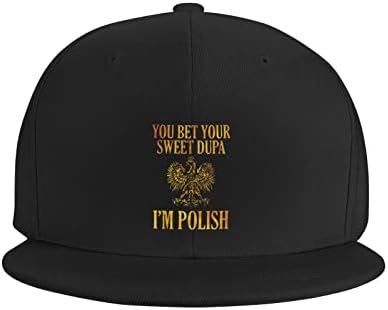 allgobee Snapback Şapka Bahse Girerim Senin Dupa Ben Polonyalı beyzbol şapkası Hip Hop Düz Bill Baba kamyon şoförü şapkası