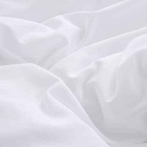 Luxlovery Beyaz Yorgan Seti Kral Beyaz Yatak Yorgan Seti Modern Katı Yumuşak Nefes Battaniye Yorgan 3 Parça nevresim takımı