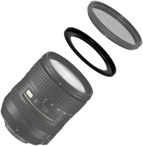 Sony, Nikon, Canon, Pentax, Olympus ve Diğer Kameralar ve Video Kameralar için 52-58MM Adım Halkası (58mm'yi 52mm'ye dönüştürür)
