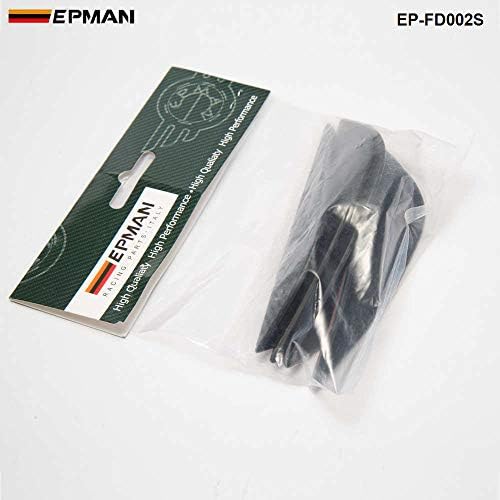EPMAN 4 ADET Karbon Fiber Renk Fit Ön Tampon Dudak Splitter Yüzgeçleri Vücut Spoiler Canards Değerlik Çene