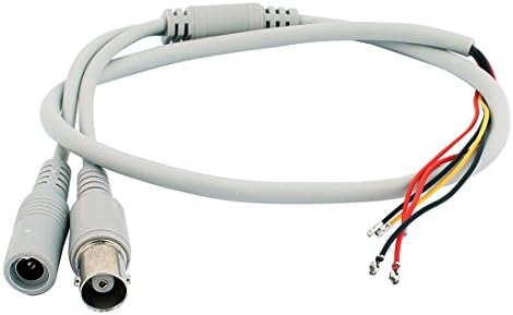 Aexıt 3 Adet DC Ses ve Video Aksesuarları Güç 5 Tel 2. 1x5. 5mm BNC Dişi Jack CCTV Güvenlik Konnektörler ve Adaptörler Sistemi