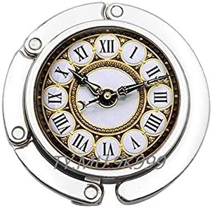 Steampunk Saat Takıları-İşlevsel Olmayan Saat Yüzü-Saat Saati Çanta Kancası-Saat Çanta Kancası-Steampunk Çanta Kancası-Buhar