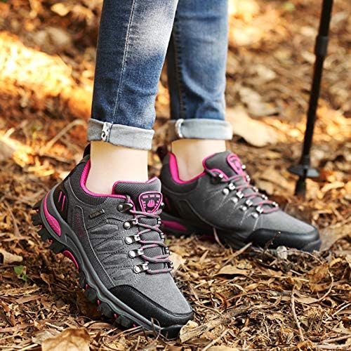Bazahy Kadınlar Açık Su Geçirmez Trekking Sneakers Spor Tırmanma yürüyüş ayakkabıları Aşınmaya Dayanıklı Deodorant rahat ayakkabılar