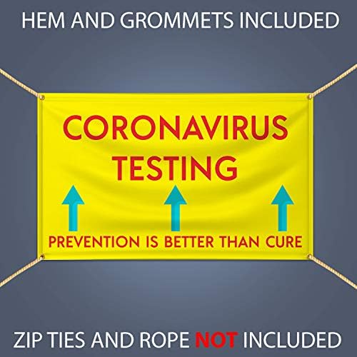 BANNER BUZZ GÖRÜNÜR HALE GETİRİN Koronavirüs Farkındalığı (COVID-19) Önlem Vinil Afiş Gerçek Solvent Mürekkep İşaretleri ile