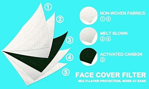20 Adet PM 2.5 Aktif Karbon Maske Filtresi/Yetişkinler için Yedek Ped Kağıdı / Koruyucu Maske Filtresi Takın