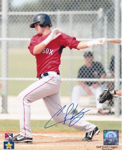 Casey Kelly İmzalı 8x10 Fotoğraf Boston Red Sox Küçük Ligler Fotoğrafı