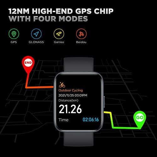 Zeblaze Ötesinde GPS Smartwatch AMOLED Ekran 40 Gün Pil Ömrü Tüm Gün Sağlık Izleme akıllı saat için Android ve ıOS