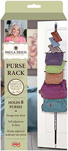 Paula Deen Çanta Rafı (1 Paket, 8 Kanca) Kapının Üzerinde Çantalar ve Çantalar için Klozet Organizatörü, Çantalar için En İyi