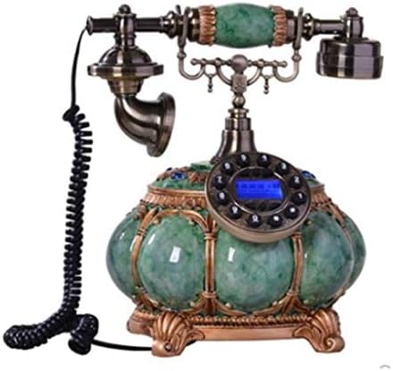 NSHDR Retro Döner Dial Telefon Antika Kablolu Continental Telefon Telefon Dekorasyon