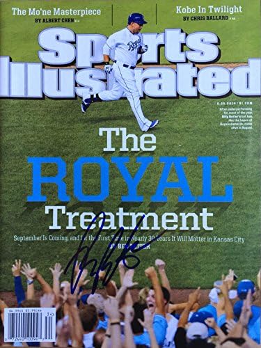 Billy Butler Kansas City Royals imzalı Sports Illustrated dergisi 8/25/14