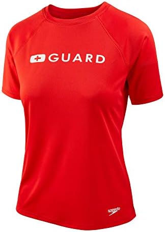 Speedo kadın Guard Uv Swim Gömlek Kısa Kollu Rashguard