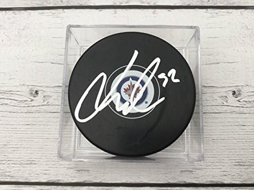 Jack Roslovic İmzalı Hokey Diski Winnipeg Jets a İmzalı NHL Diskleri İmzaladı