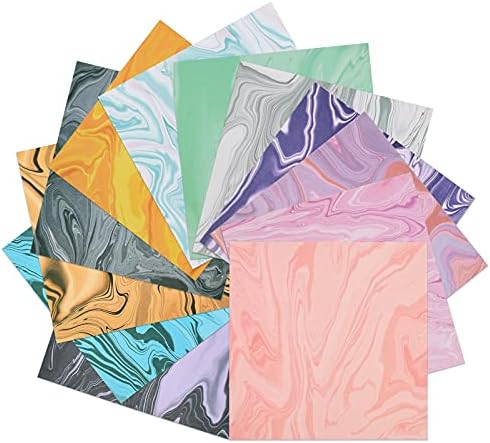 Kart stoğu Kağıt Pedleri 24 Yaprak 6 X 6 Dekoratif kraft el işi kağıdı Mermer Doku Desen Scrapbooking Malzemeleri Cardmaking