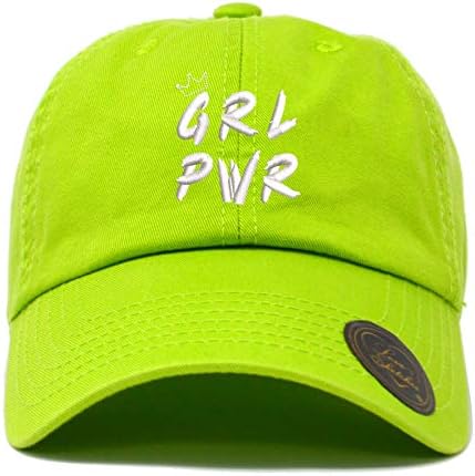 Aşk Skeçler Kız Güç GRL PWR ile Taç Klasik Polo beyzbol şapkası Düşük Profil Baba Kap Şapka