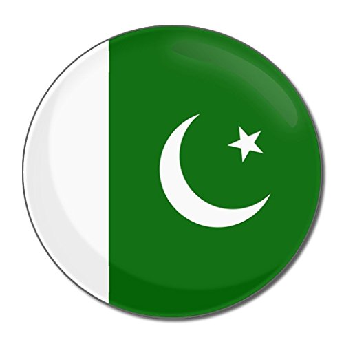 Pakistan Bayrağı - 55mm Yuvarlak Kompakt Ayna