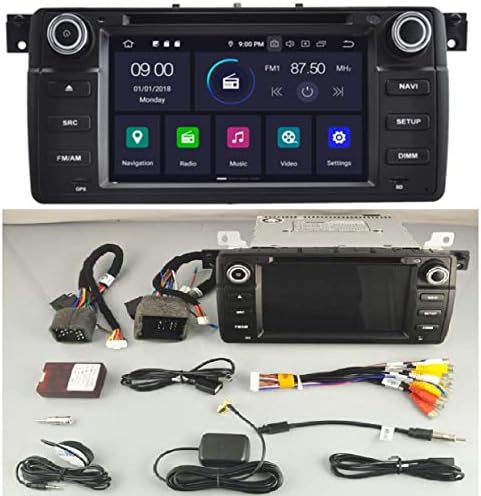 KASANDROİD - Android 10.0 araba Radyo BMW E46 ile Uyumlu (1998-1999-2000-2001-2002-2003-2004-2005-2006) Octa ÇEKİRDEK, 4 GB