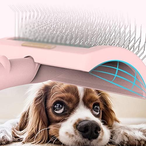 UXZDX Pet Epilasyon Iğne Tarak Temizleme Fırçası Tarak Şeker Kaymaz Aracı Pet Malzemeleri Fırça