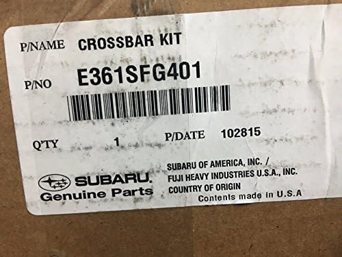 Hakiki 2008-2014 Subaru Impreza WRX & STı Sabit Portbagaj Crossbar Kiti OEM YENİ E361SFG401