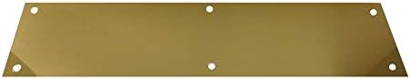 Don-Jo P & L Kapı Çözümleri-Mimari Metal Kapı Tekme Plakası-Pirinç Ton 10inx28in - 30in Genişliğinde Kapılar için-Ahşap ve
