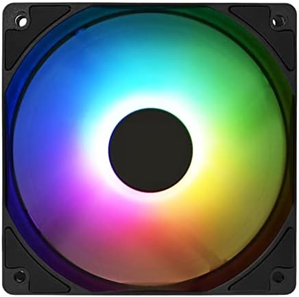 Yanluo için XF-12025-ARGB 120mm kasa fanı 12 V 4PİN RGB Fan PWM Fan için Uyumlu CPU Soğutucu/Radyatör / PC Şasi MB Sync RGB