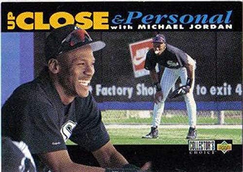 1994 Collector's Choice Beyzbol 635 Michael Jordan Chicago White Sox Üst Güverte Şirketinden Resmi MLB Ticaret Kartı