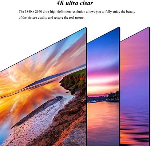 XFF 75 inç LCD 4K HDR Patlamaya Dayanıklı Ağ WiFi Hareket Telafili Akıllı LED TV, 178° Geniş Görüş Açısı, Destek Cep Telefonu