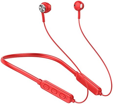 NA Kablosuz kulaklık Bluetooth uyumlu 5.0 Spor boyun bandı kulaklık Taşınabilir ergonomik beyaz