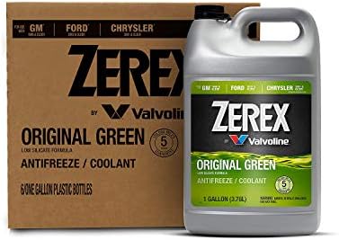 Zerex Orijinal Yeşil Düşük Silikat Konsantre Antifriz / Soğutucu 1 GA, 6'lık Kasa