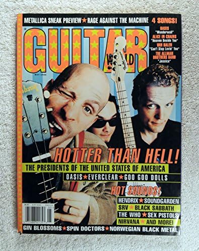 Chris Ballew, Jason Finn ve Dave Dederer - Amerika Birleşik Devletleri Başkanları-Gitar Dünyası Dergisi-Mayıs 1996 - Ramones-Adres