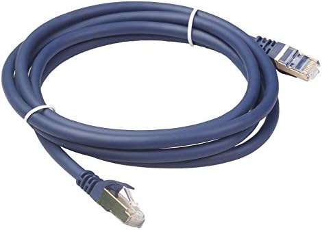 HSKJ Ethernet Yama Kablosu RJ45 40 Gbps LAN Kablosu Ağ Kablosu Yama Kablosu PC Yönlendirici Ağ İnternet Kablosu (Renk: 1.8