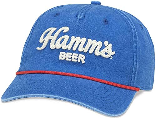 Hamm'ın Bira İşlemeli Logo Snapback Şapka Mavi