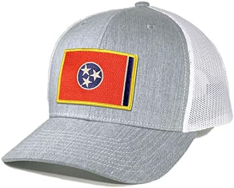 Vatan Tees erkek Tennessee Bayrağı Yama kamyon şoförü şapkası