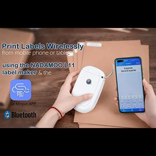 El Etiket Yazıcısı Ev Bluetooth Taşınabilir Mini Termal Etiket Makinesi, şarj Edilebilir Taşınabilir Termal Etiket Yazıcısı