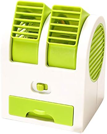 bueqcy Kişisel Klima Su Soğutucu Fan, 3 Vitesli Sessiz USB Hava Soğutucu, LED ışıklı Mini Klima, Küçük Oda/Ofis/Yurt/Yatak