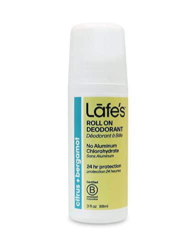 Lafe'nin Doğal Deodorantı / 3oz Roll-On Alüminyum İçermez Erkekler ve Kadınlar için Doğal Deodorant / Paraben İçermez ve 24