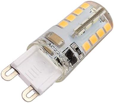 X-DREE AC 220 V 3 W G9 2835SMD LED Mısır Ampul 32 - LED Silikon Lamba Sıcak Beyaz(AC 220 V 3 W G9 2835SMD Bombilla LED Ampul