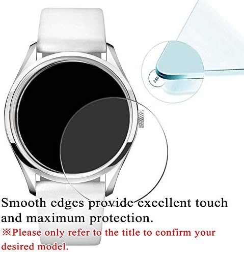 [3 Paket] Synvy Temperli Cam Ekran Koruyucu, SEİKO PRESAGE ile Uyumlu SARY155 / SARY159 / SARY157 9 H Film Smartwatch akıllı