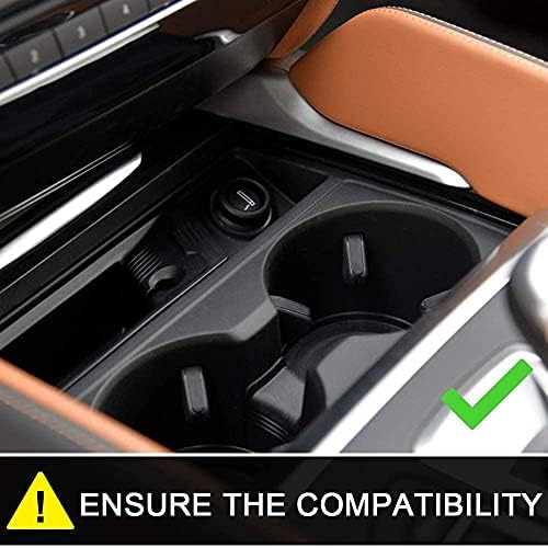 SIGHILL Qİ Kablosuz Araç Şarj için BMW Aksesuarları ile Uyumlu (2014-2018) X5 X6 Tüm Modeller.Qi 15 W MAX, 2-Port Tipi C ile