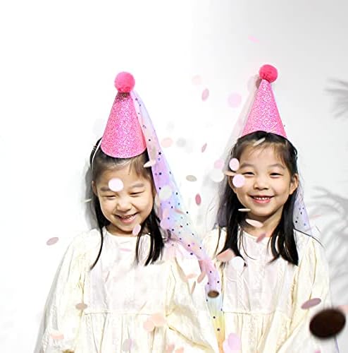 BENİM KÜÇÜK J Peri Parti Şapka Çocuk Doğum Günü Olay Parti Malzemeleri için, Prenses Koni Şapka
