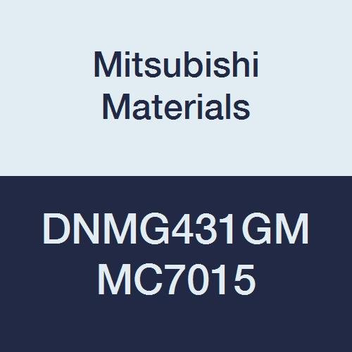 Mitsubishi Materials DNMG431GM MC7015 Delikli Karbür DN Tipi Negatif Tornalama Ucu, Sabit Kesim, Kaplamalı, Eşkenar Dörtgen