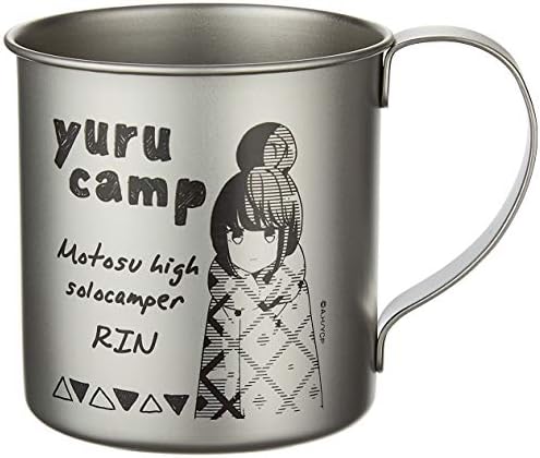Yuru Kampı Rin Shima Karakter Metal Teneke Kupa Seyahat Kupası Cospa Koleksiyonu Anime Sanat