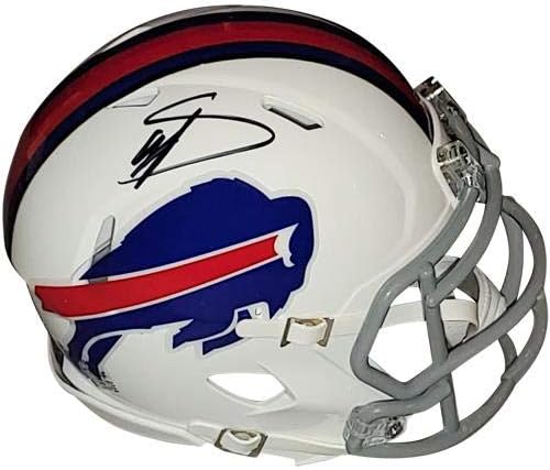 Stefon Diggs İmzalı Buffalo Bills Mini Kask - JSA İmzalı NFL Mini Kasklar