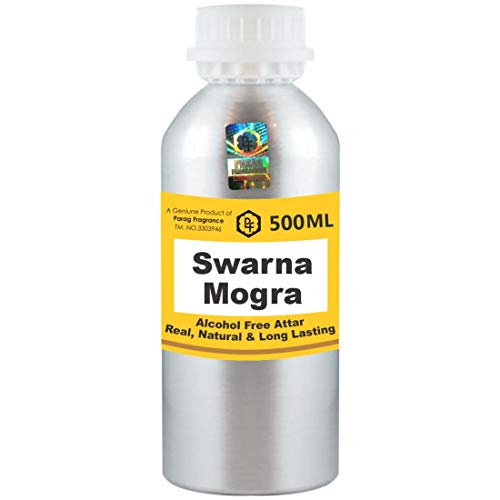 Parag Kokuları Swarna Mogra Attar 500 ml Toptan Paketi Attar (Alkol Ücretsiz, Uzun Ömürlü Attar Erkek - Kadın ve Dini Kullanım